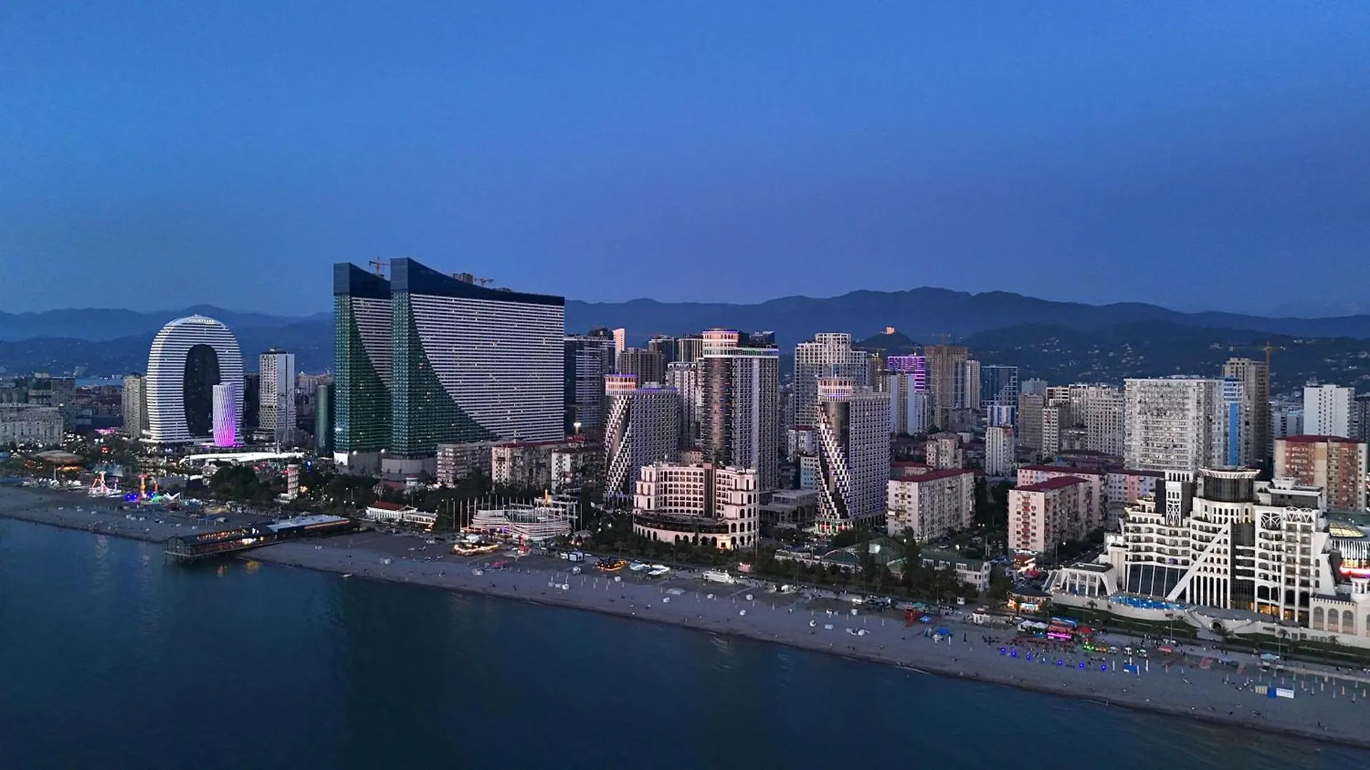 Batumi Orbi Sea Towers Sea Wiev location